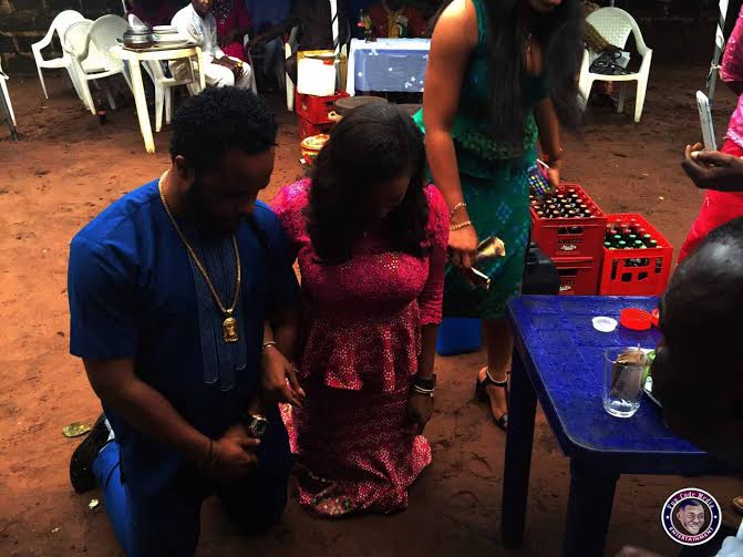 Photos: Nollywood big shot, Okey Jazzy engages lover