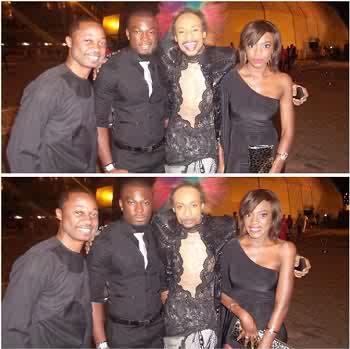 See Denerele Putting On Late Goldie’s Dress To Event [Pictures]