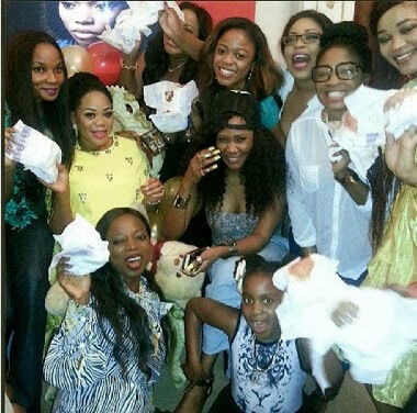 See Photos From Toyin Lawani’s Baby Shower