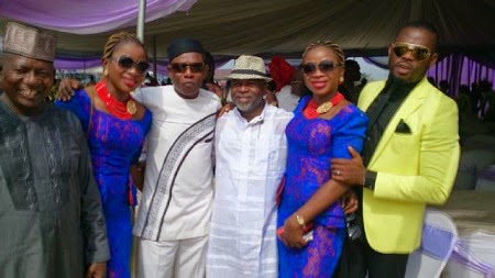 AGN President, Ibinabo Gushes over Husband after Stepping out of Church (Photos)