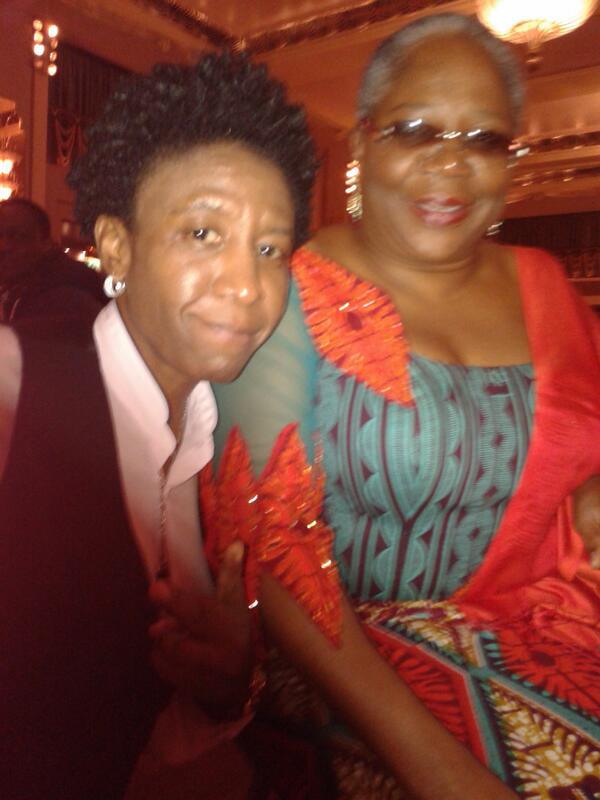 Weird MC Strikes Pose With Onyeka Onwenu