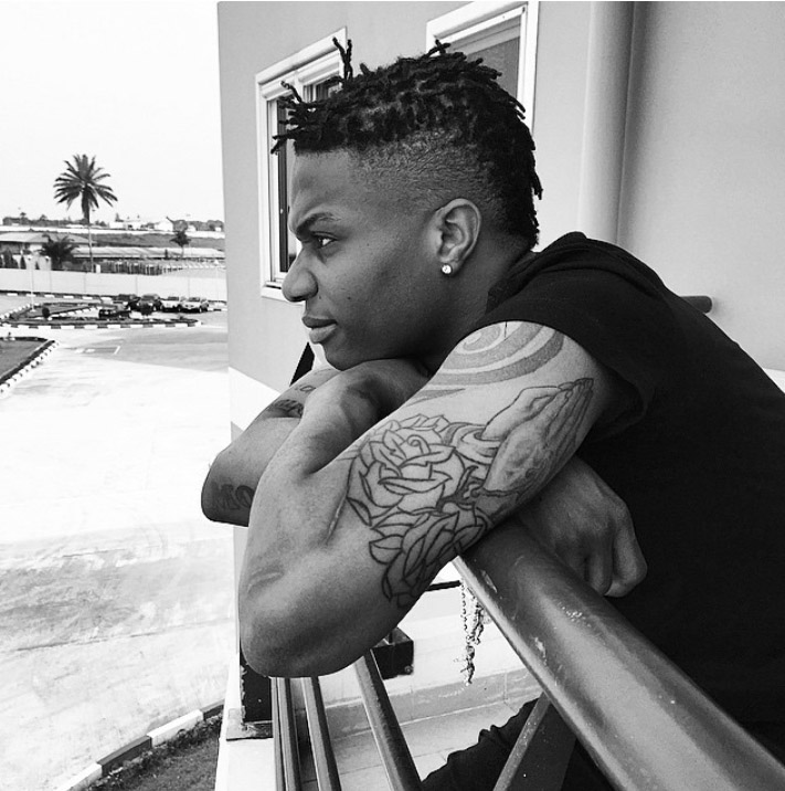 Wizkid Flaunts Pix Of New Tattoos