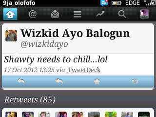 Wizkid Thumbs Down Tonto Dike’s Songs