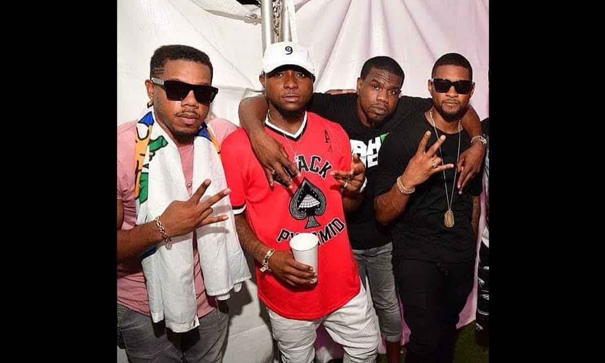 Davido Hangs out with Usher