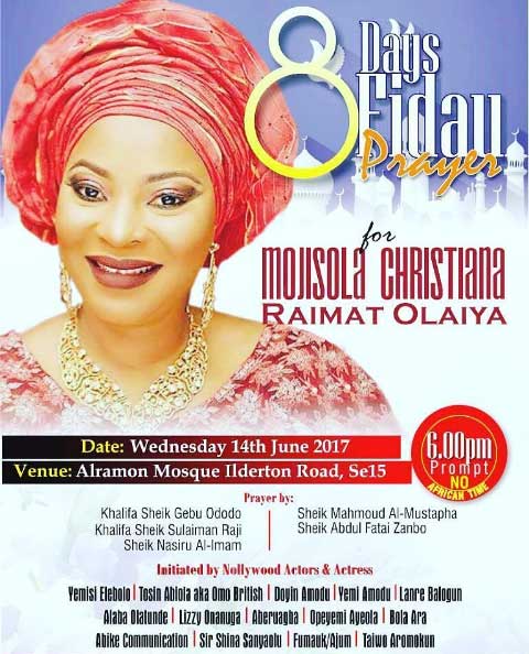 Nollywood acts organise Uk Fidau Prayer For Late Moji Olaiya - Nigeriafilms