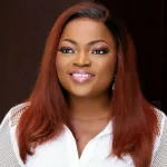 Hardship: Funke Akindele distributes food items in Lagos